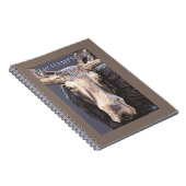 New HampshireMoose Up Close Notitieboek (Rechterzijde)