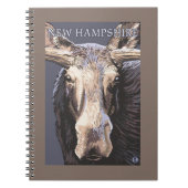 New HampshireMoose Up Close Notitieboek (Voorkant)
