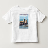 New HampshireSea Lions Scene Kinder Shirts (Voorkant)