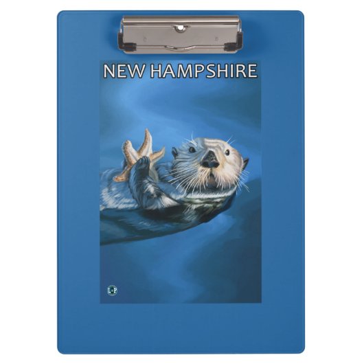 New HampshireSea Otter Scene Klembord (Voorkant)