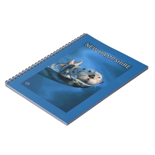 New HampshireSea Otter Scene Notitieboek (Linkerzijde)