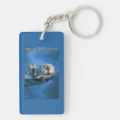 New HampshireSea Otter Scene Sleutelhanger (achterkant)
