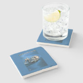 New HampshireSea Otter Scene Stenen Onderzetter (Zijkant)