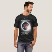 New HampshireUSA Totale zonsverduistering 8 april  T-shirt (Voorkant volledig)