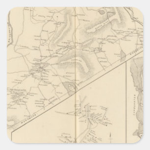 New Hampton, Belknap Co Vierkante Sticker