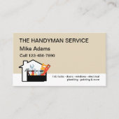 New Handyman Service Visitekaartje (Voorkant)