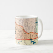 New Hapmshire Vintage Map Mug Koffiemok (Voorkant rechts)