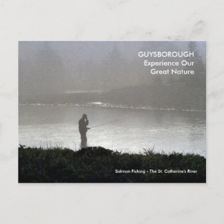 New Harbour, NS - Salmon Vist, vroege ochtend Briefkaart