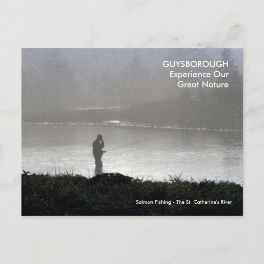 New Harbour, NS - Salmon Vist, vroege ochtend Briefkaart (Voorkant)