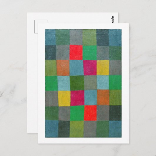 New Harmony, Paul Klee Briefkaart (Voorkant / Achterkant)