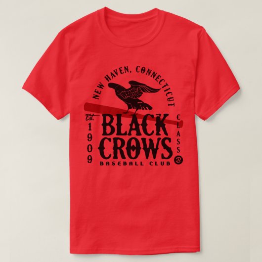 New Haven Black Crows T-shirt (Design voorkant)