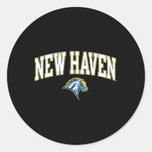 New Haven Chargers Arch Over Blue Ronde Sticker