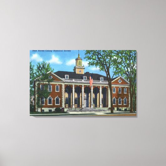 New Haven Colony Historische Society Canvas Afdruk (Voorkant)