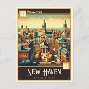 New Haven, Connecticut    Briefkaart