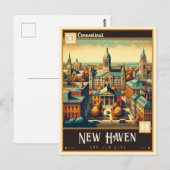 New Haven, Connecticut |  Briefkaart (Voorkant / Achterkant)