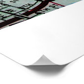 New Haven, Connecticut, map VS Poster (Hoek)