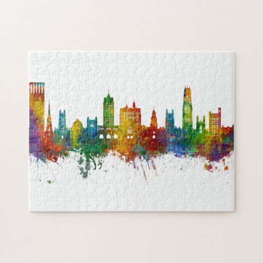 New Haven Connecticut Skyline Legpuzzel (Horizontaal)