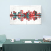 New Haven Connecticut Skyline Spandoek (Beurs)