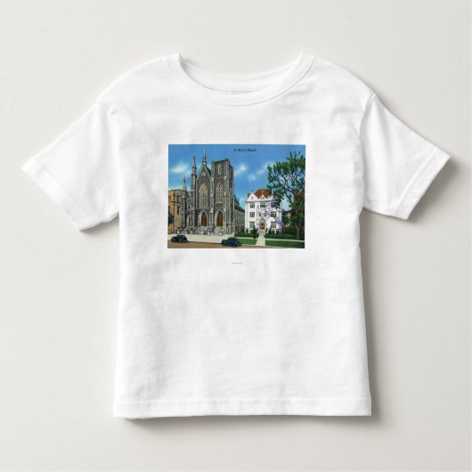 New Haven, CTExterior Uitzicht of St. Mary's Kinder Shirts (Voorkant)