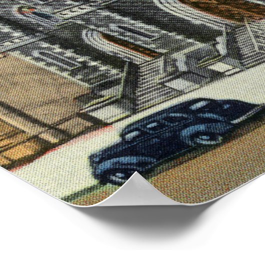 New Haven, CTExterior Uitzicht of St. Mary's Poster (Hoek)