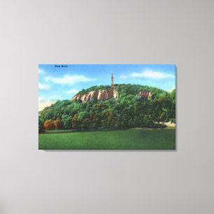 New Haven, CTView of East Rock Canvas Afdruk