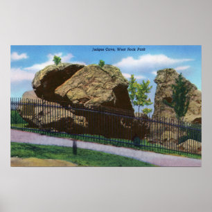 New Haven, CTWest Rock Park Uitzicht van rechters Poster