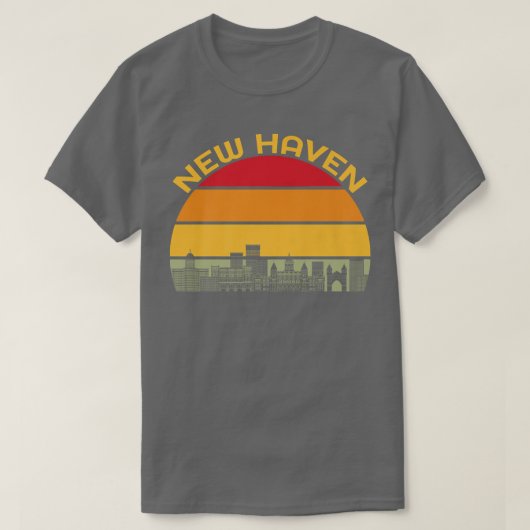 New Haven Pizza Capital van de Wereld Connecticut  T-shirt (Design voorkant)
