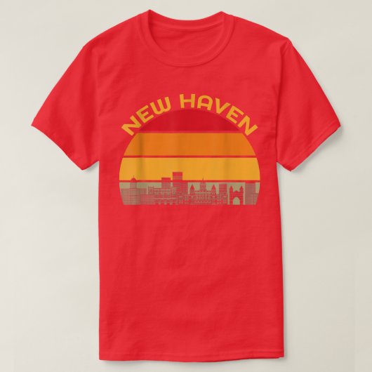 New Haven Pizza hoofdstad van de wereld T-shirt (Design voorkant)