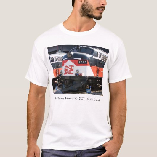 New Haven Railroad ( C- DOT ) FL 9M 2026 T-shirt (Voorkant)
