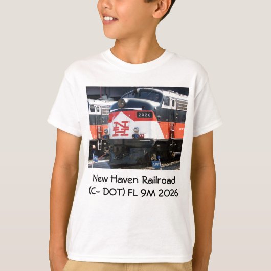 New Haven Railroad ( C- DOT ) FL 9M 2026 T-shirt (Voorkant)