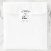 New Haven Railroad-Gateway naar New England 1950 Vierkante Sticker (Tas)