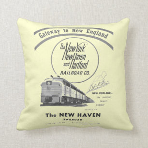 New Haven Railroad-Gateway to New England 1950 Kussen