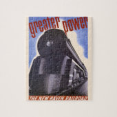 New Haven Railroad Greater Power 1938 Puzzle Legpuzzel (Verticaal)