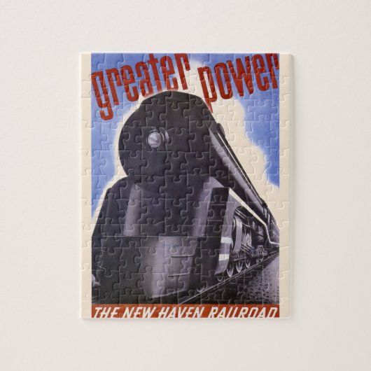 New Haven Railroad Greater Power 1938 Puzzle Legpuzzel (Verticaal)