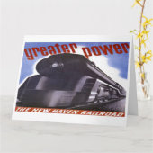 New Haven Railroad Grotere Power 1938 Kaart (Gele Bloem)