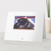 New Haven Railroad Grotere Power 1938 Kaart (Achterkant)