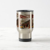 New Haven Railroad Kerstmis 1947 Reisbeker (Center)