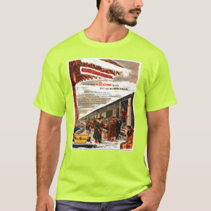 New Haven Railroad Kerstmis 1947 T-shirt