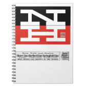 New Haven Railroad Logo Beverage Coaster Notitieboek (Voorkant)