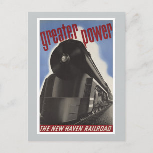 New Haven Railroad Train  Briefkaart