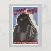 New Haven Railroad Train  Briefkaart (Voorkant)