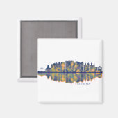 New Haven Skyline Magneet (Voorkant / Achterkant)
