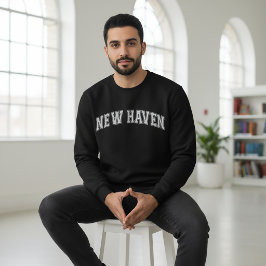 NEW HAVEN Universiteitsstijl Sweater College