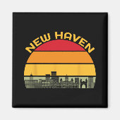 New Haven Zza Catal Of The World Connecticut Azza  Magneet (Voorkant)