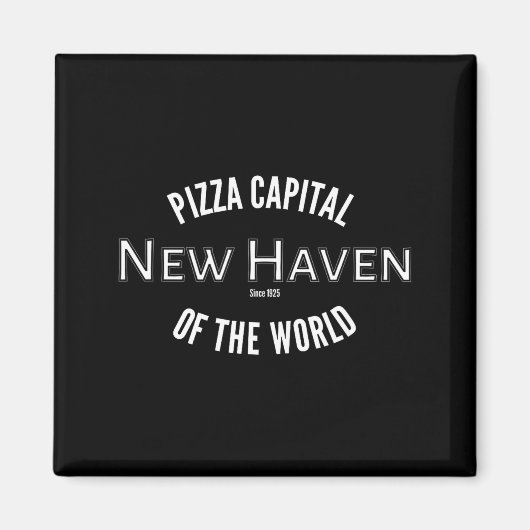 New Haven Zza Catal Of The World Connecticut  Magneet (Voorkant)