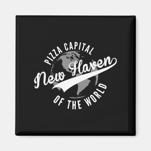 New Haven Zza Catal Of The World Connecticut  Magneet (Voorkant)