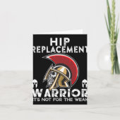 New Hip Replacement Men Women Warrior Awareness Gi Kaart (Voorkant)