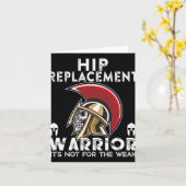 New Hip Replacement Men Women Warrior Awareness Gi Kaart (Gele Bloem)