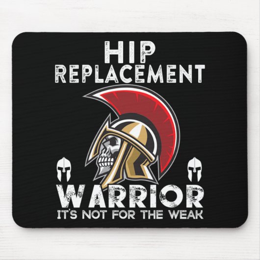 New Hip Replacement Men Women Warrior Awareness Gi Muismat (Voorkant)