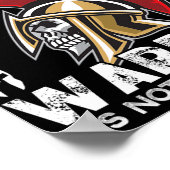 New Hip Replacement Men Women Warrior Awareness Gi Poster (Hoek)